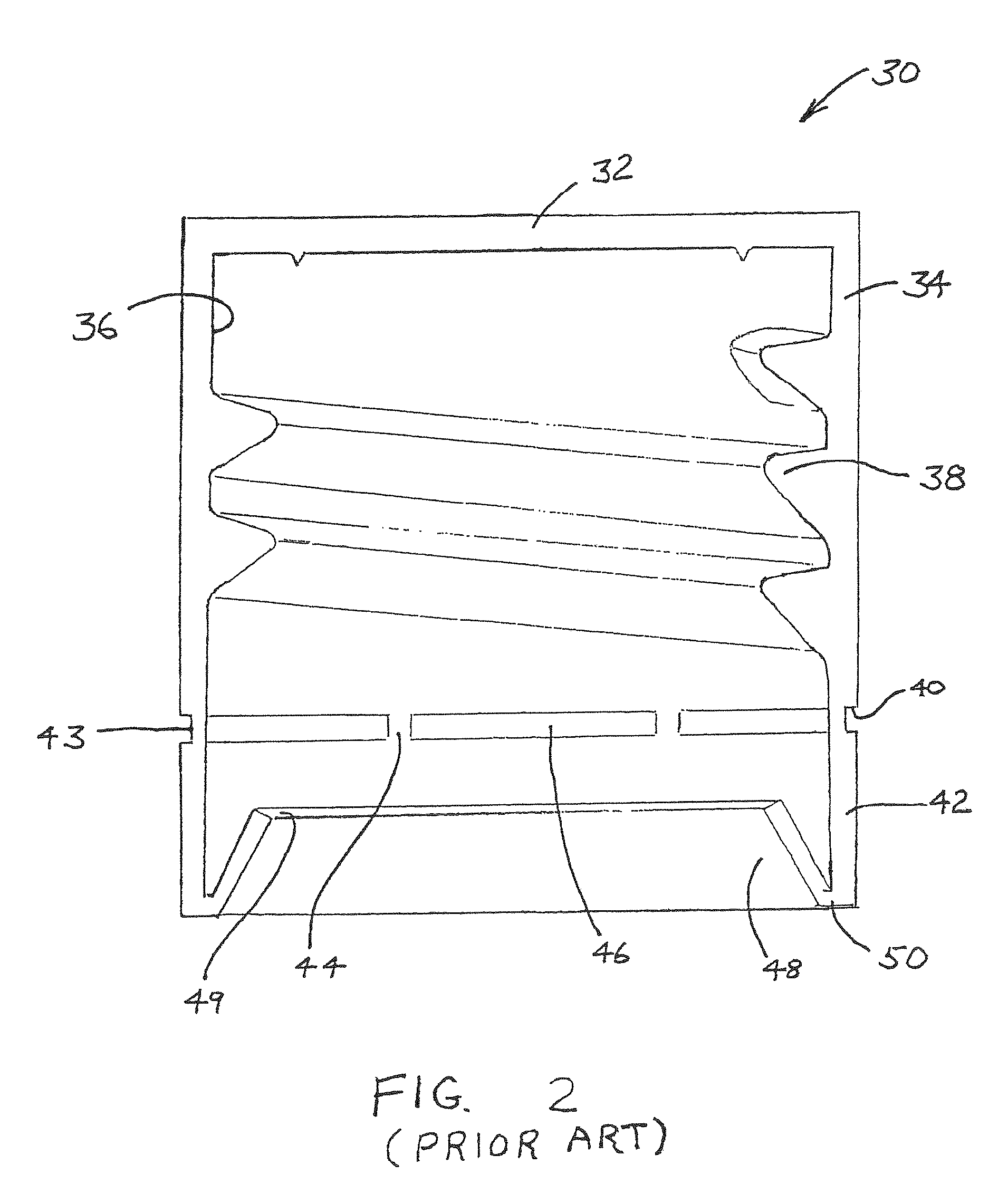 Tapered thread structure