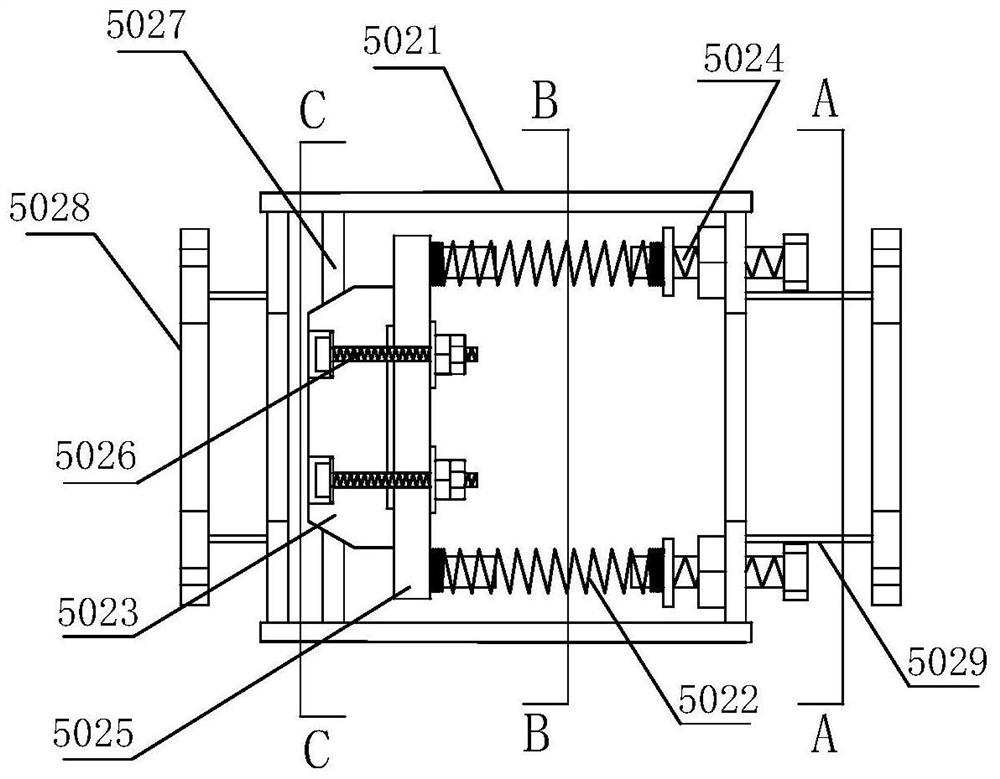 Underground space structure water pressure control system and construction method