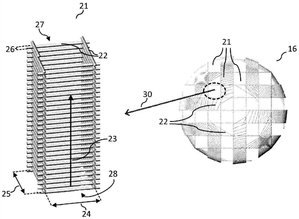 3D printed implant with internal channels