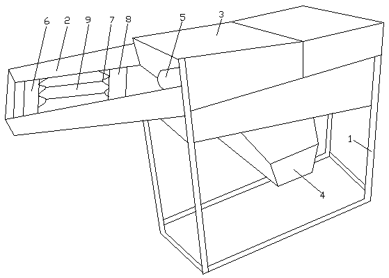 Sectional type precision threshing device