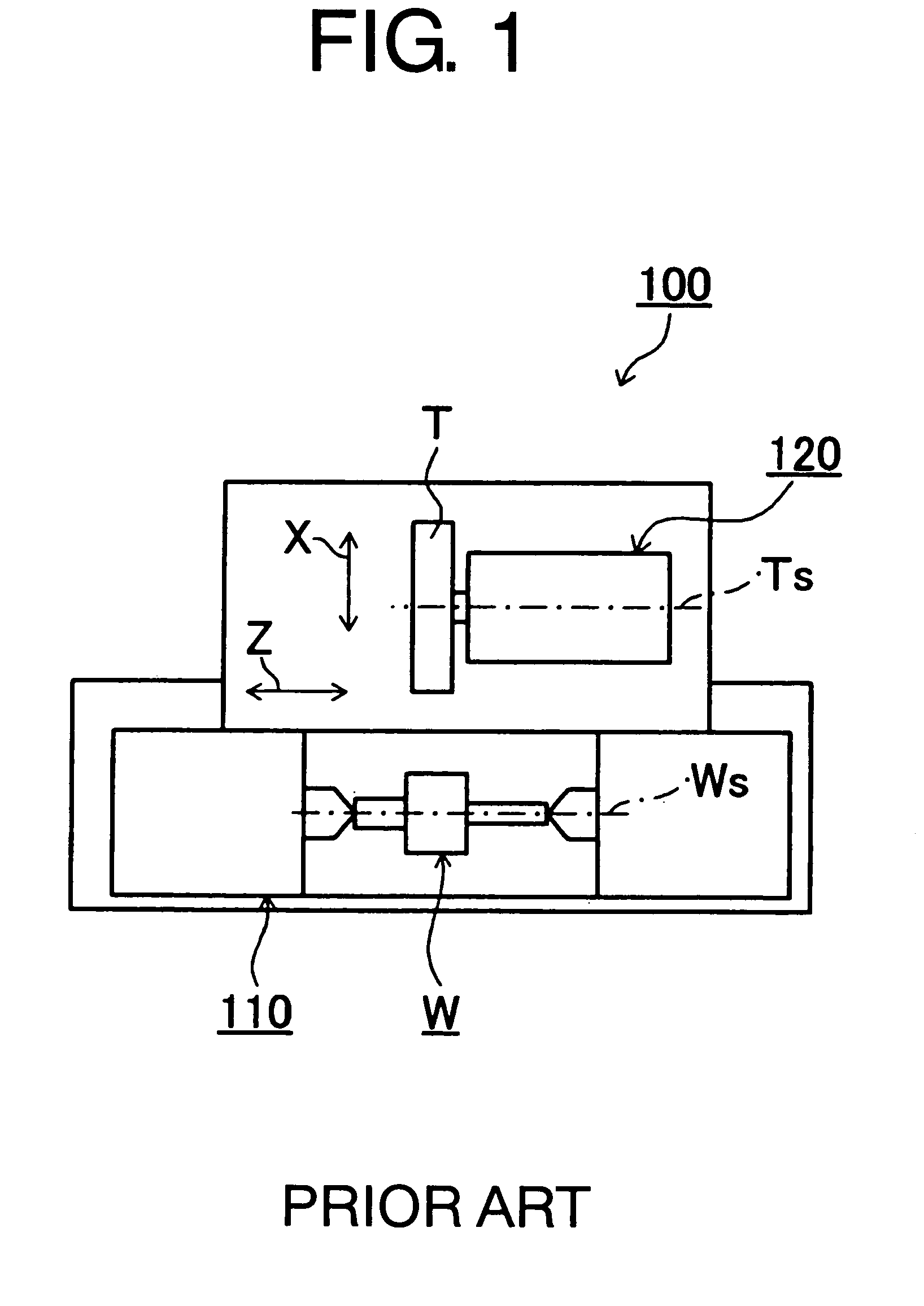 Cylindrical grinder, and mechanism for producing relative movement between grinding wheel and workpiece in cylindrical grinder