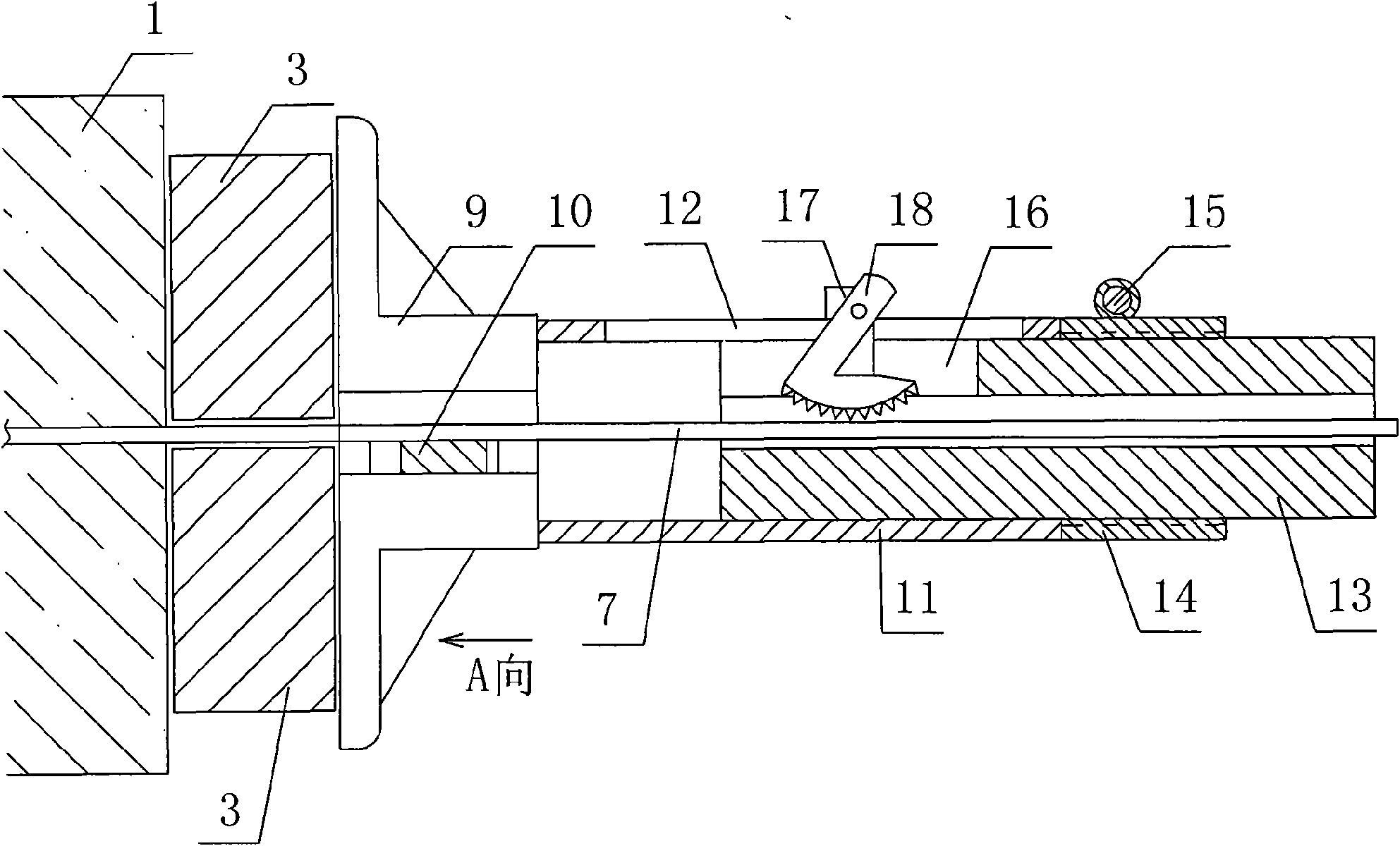 Construction method for resisting uplift in internal mold of concrete box