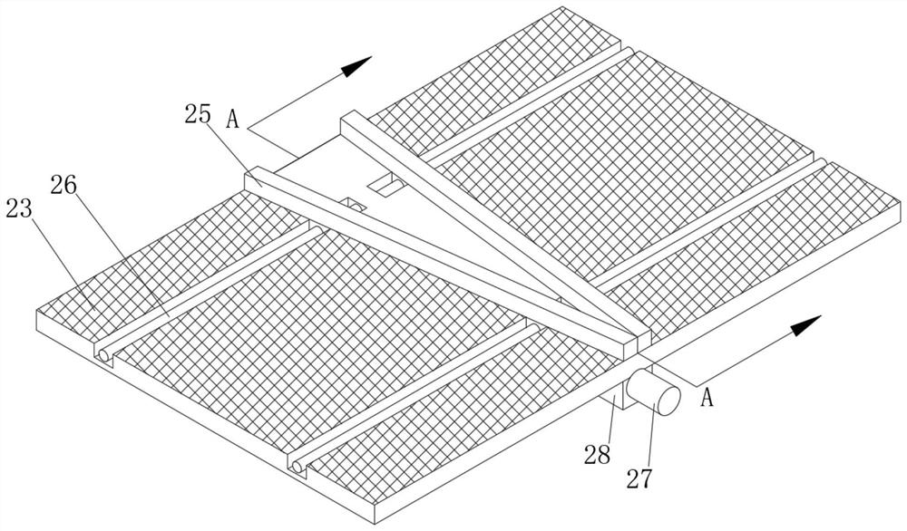 A rough grinding device for the production of oak suit doors