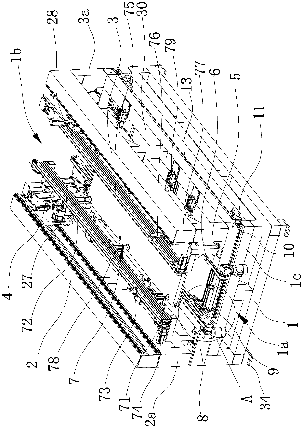 Double-end rip sawing device