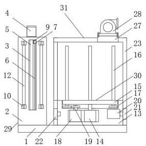 Fabric storage device for China-hemp fabric production