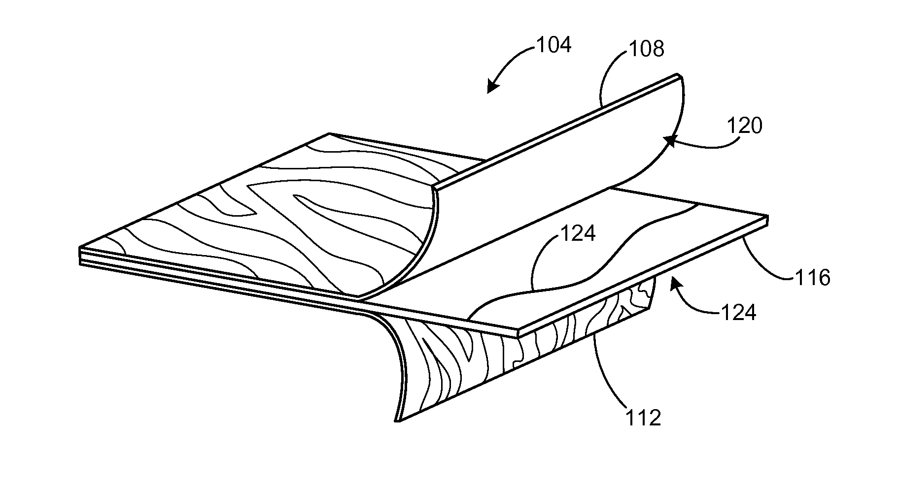 Light transmissive bendable wood panel