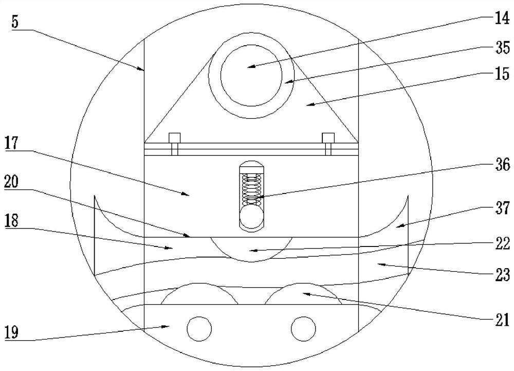 Auxiliary conveying device for cable laying