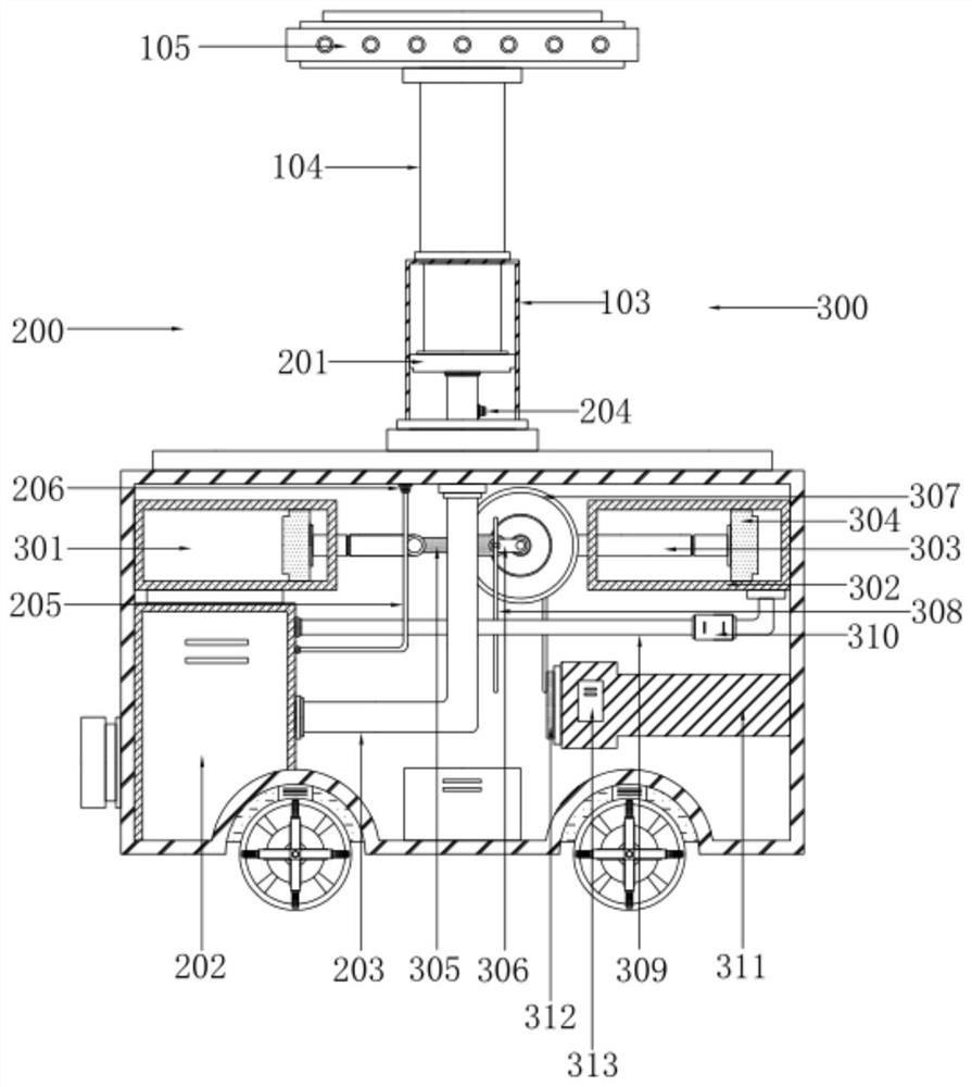 Irrigation device and irrigation method suitable for multiple terrains for hydraulic engineering