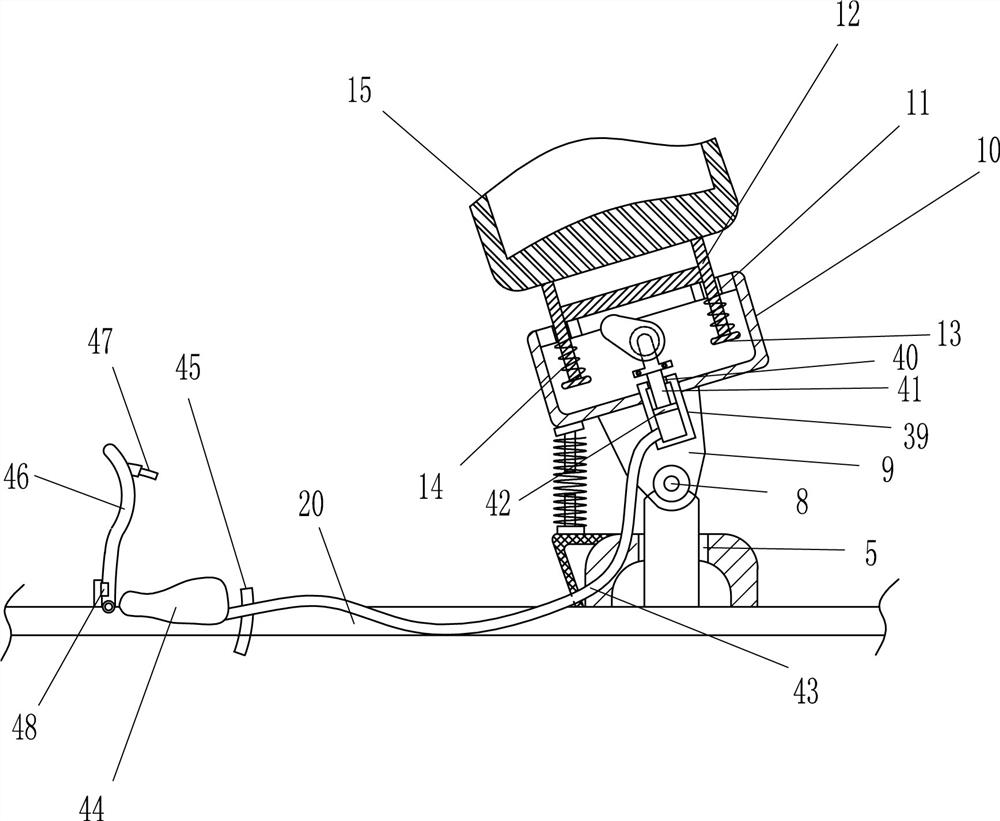 Leg muscle strength training device for orthopedic patients