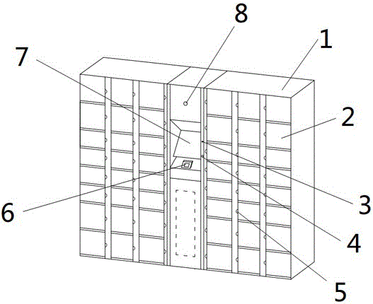 Dangerous chemical storage cabinet