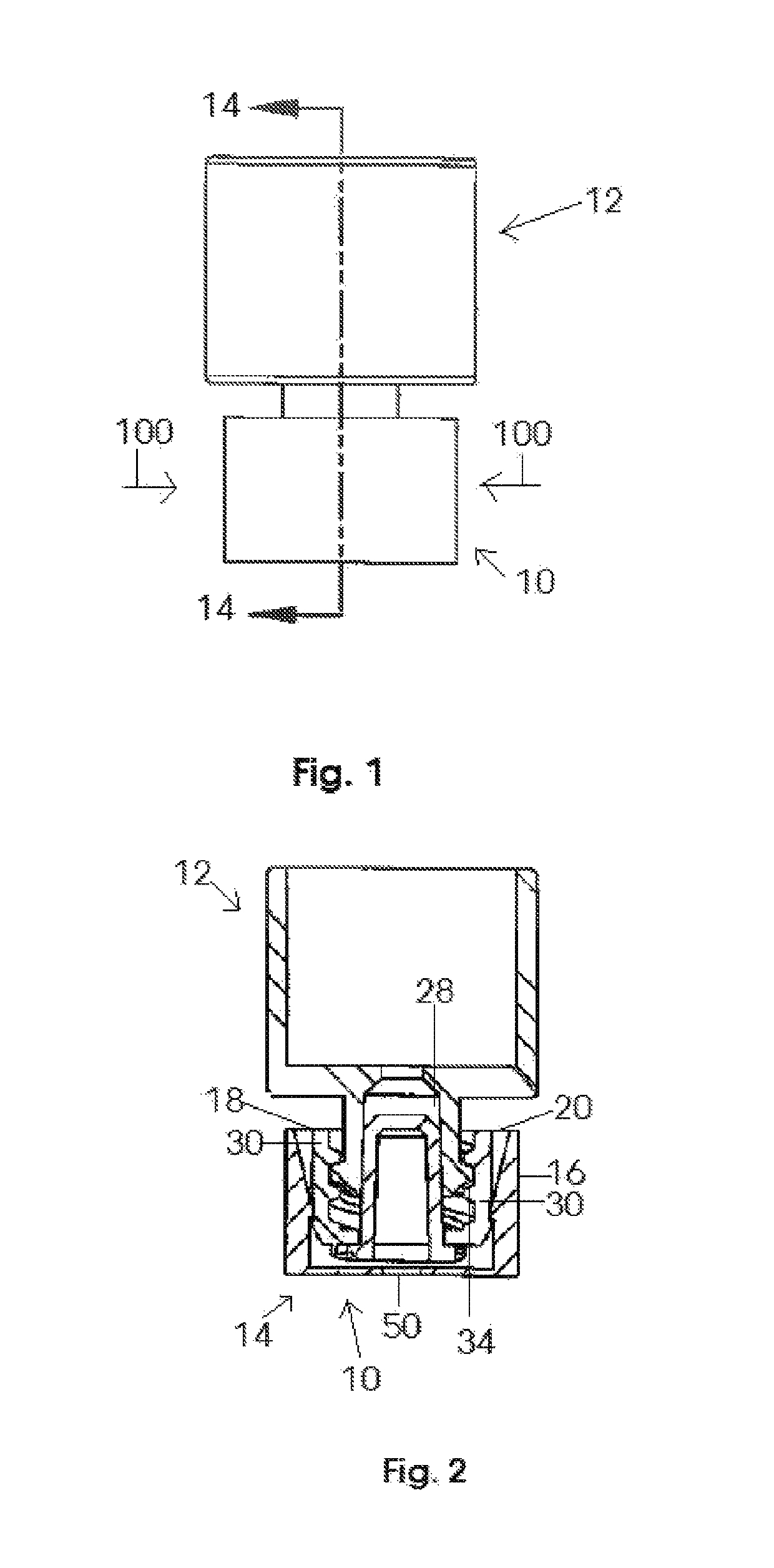 Closure assembly for a medical connector