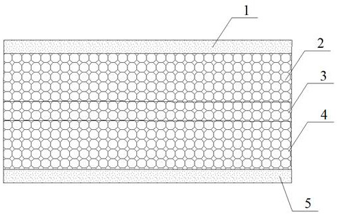 Air cushion heat insulation anti-convection layer and preparation method thereof