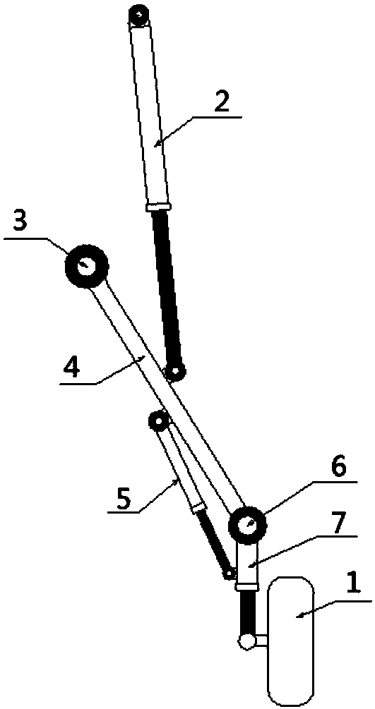 Self-adaptive landing gear