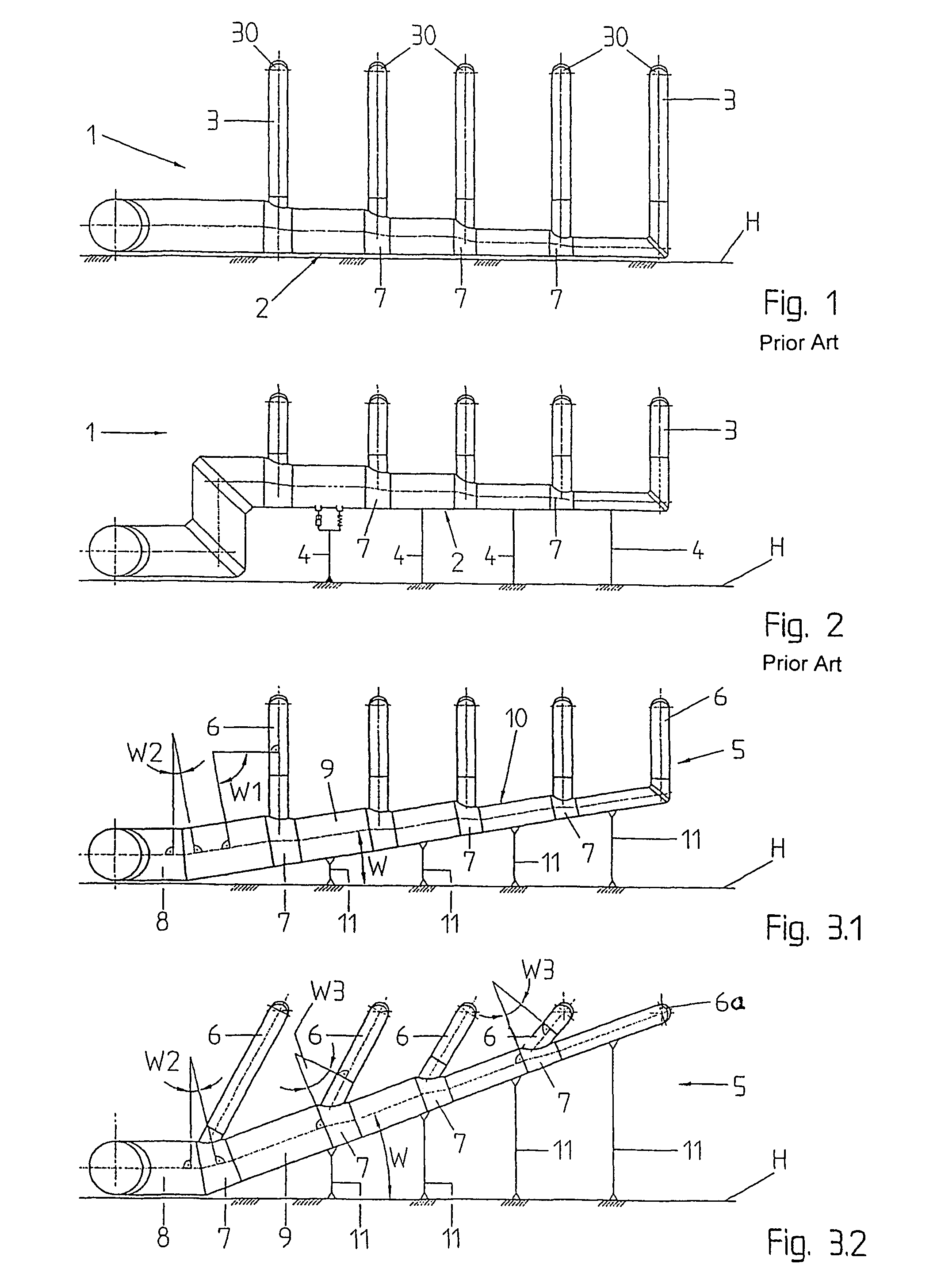 Exhaust-steam pipeline for a steam power plant