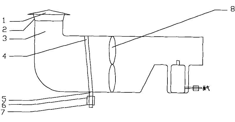 A collection device for mist water and automatic classification aerosol and its application method