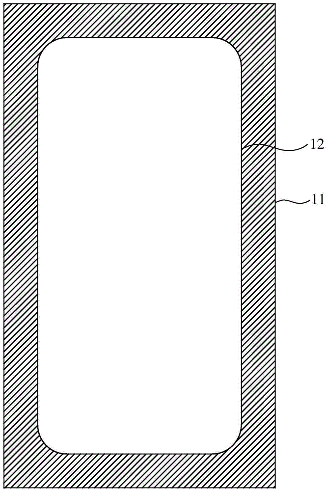 Target material structure of magnetic control splashing device