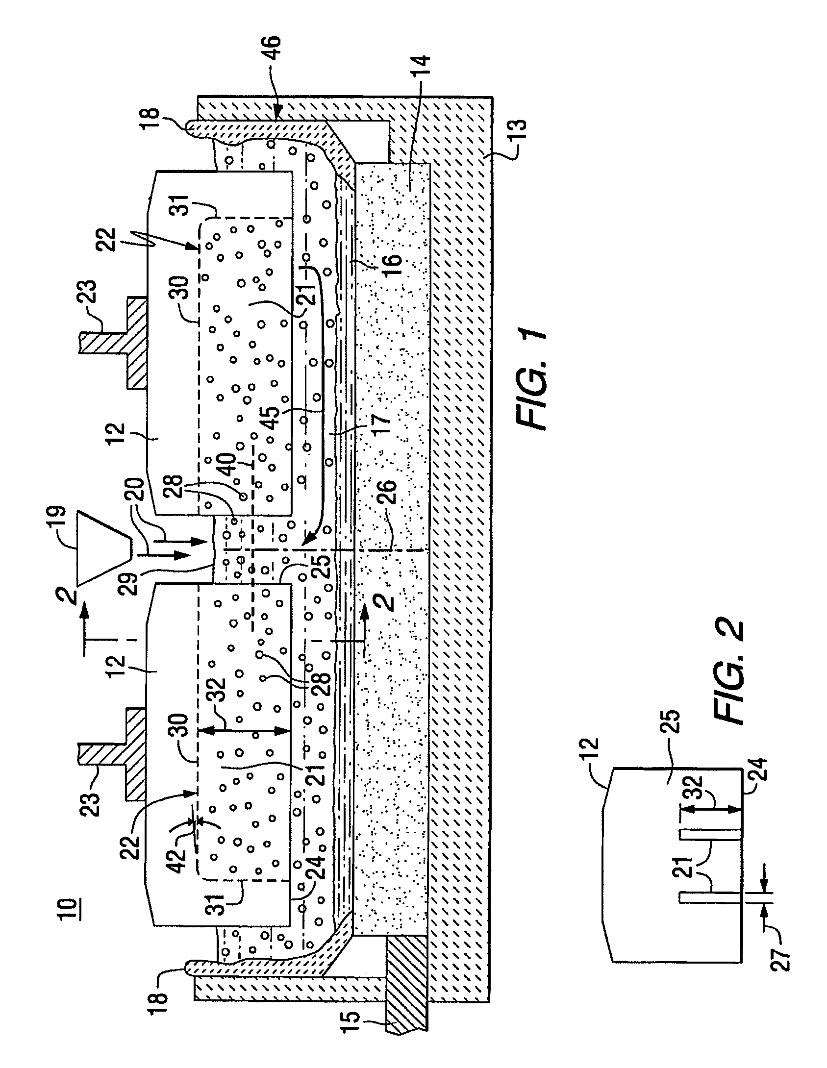 Closed end slotted carbon anodes for aluminum electrolysis cells