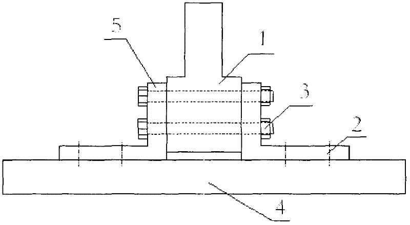 Stiffened wall plate compression stability test support fixture and end support coefficient test method