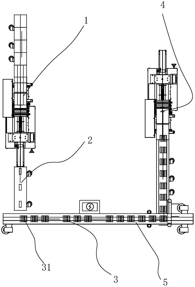 Large pack arrangement and packaging production line