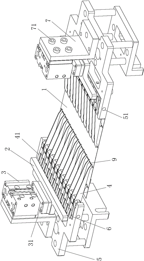 Novel pressing claw device