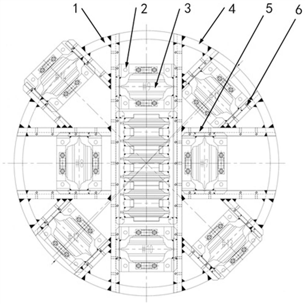 Full-face tunnel boring machine multifunctional cutterhead suitable for complex stratums