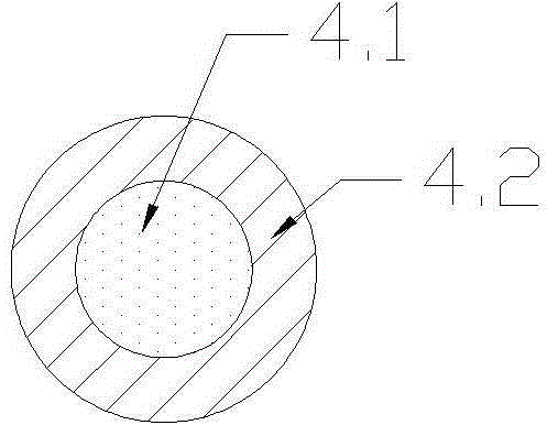 Corrosion-resistant brake cable with good braking effect