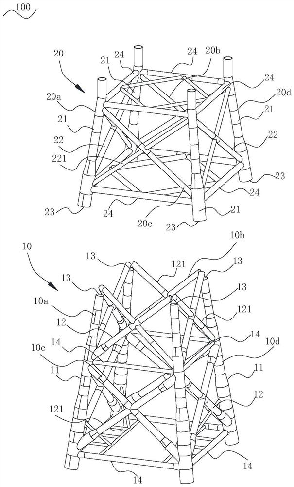 Jacket and jacket construction method