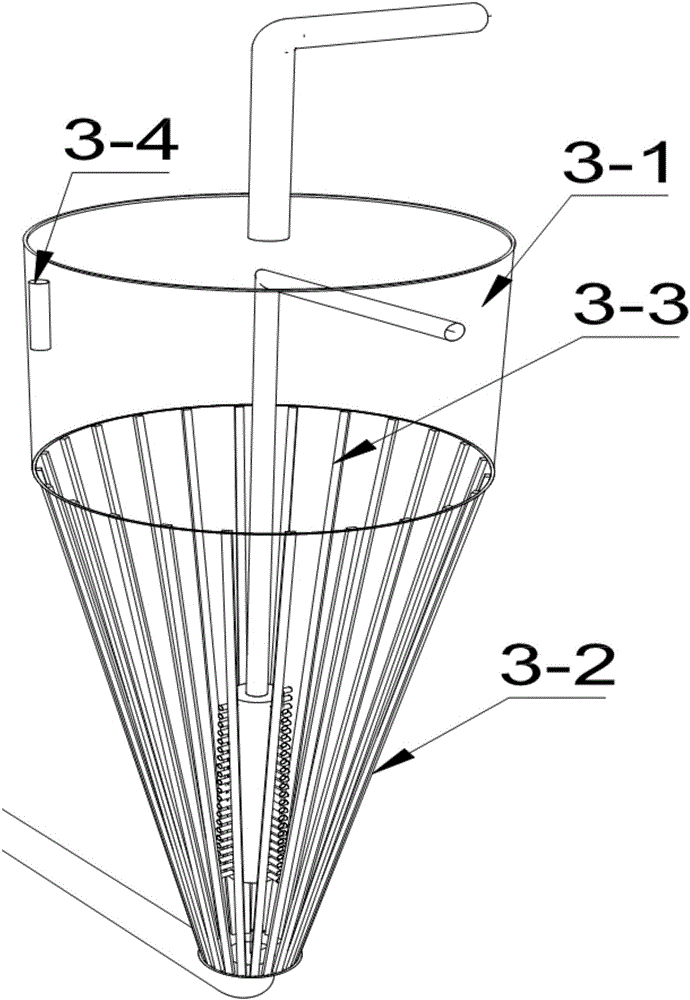 Device for treating carbon tetrachloride in groundwater with spiral-flow aeration method, and carbon tetrachloride removing method