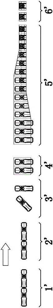 Sanitary napkin small-bag triple-folding process