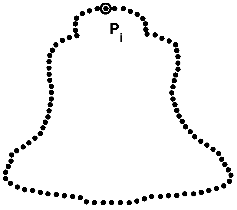 Shape matching method based on projective invariant