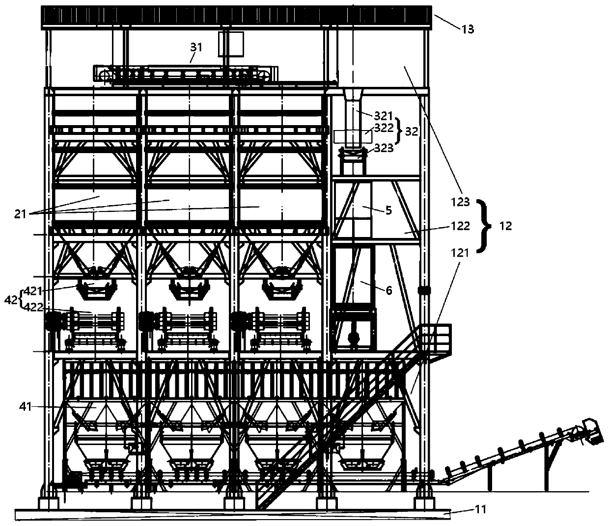 Aggregate precooling system