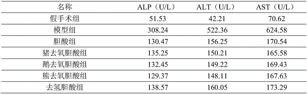 Preparation and medical application of cholic acid berberine conjugate