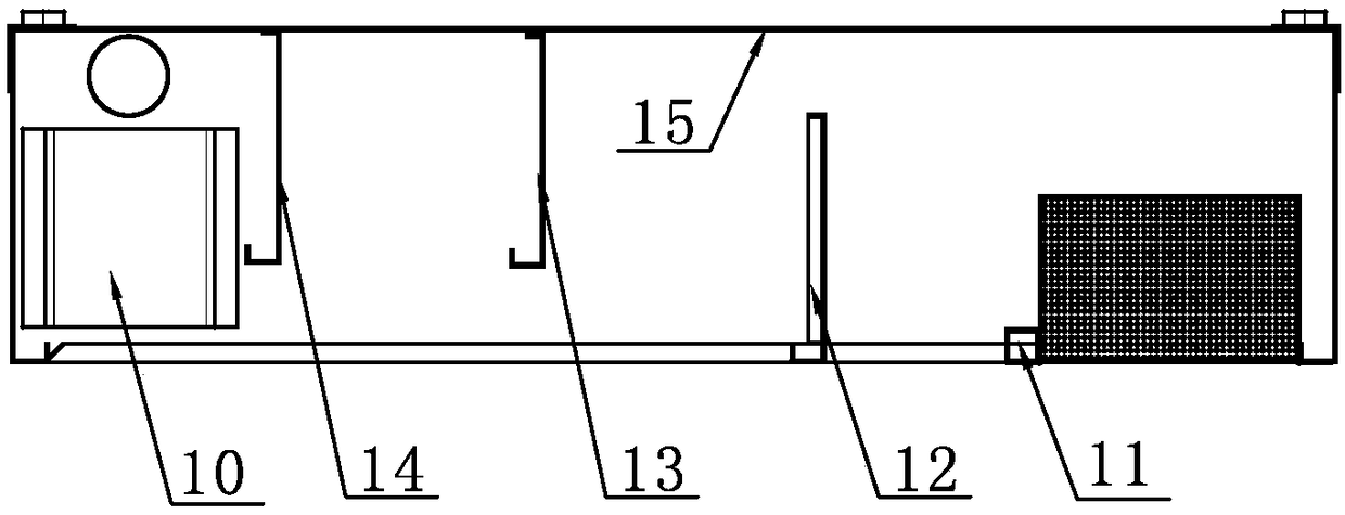 Oil-water separation device with sterilization function