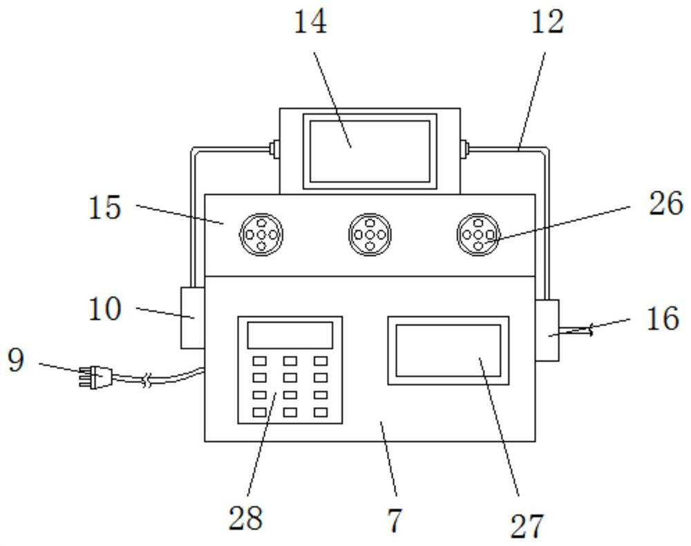 Motor variable frequency driver aging test device and test method thereof