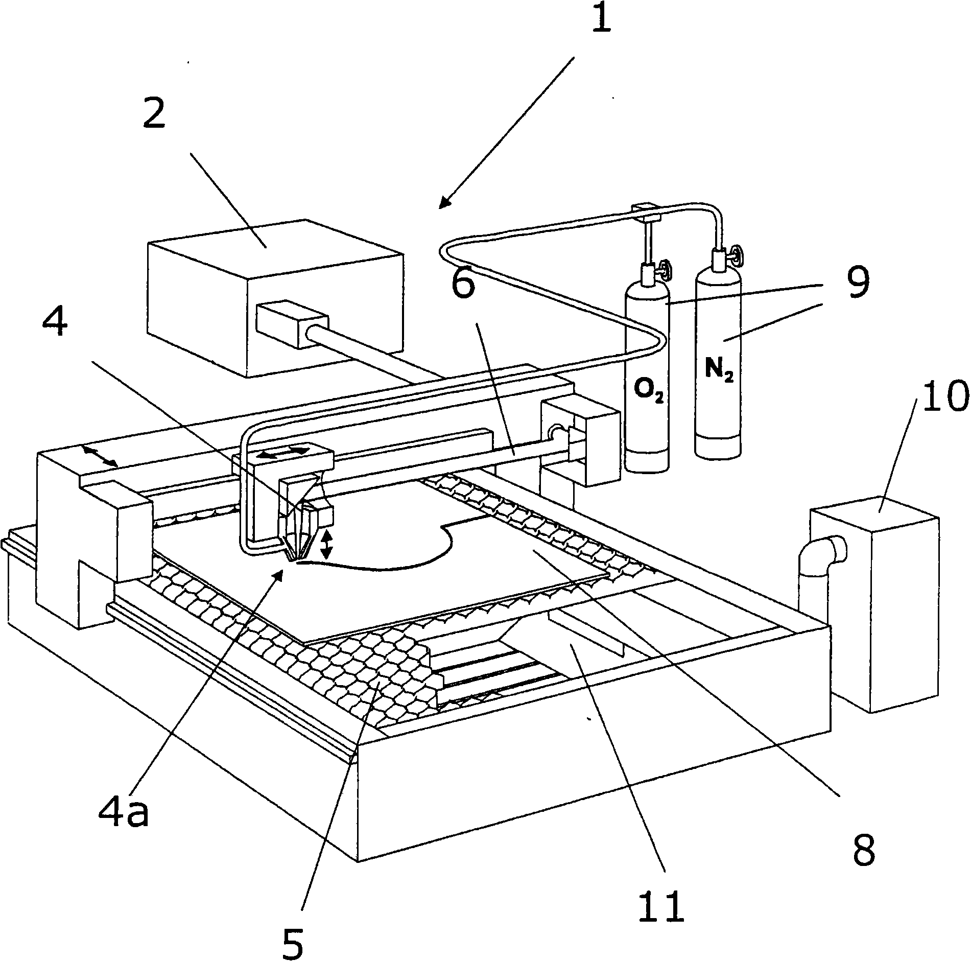 Laser processing nozzle