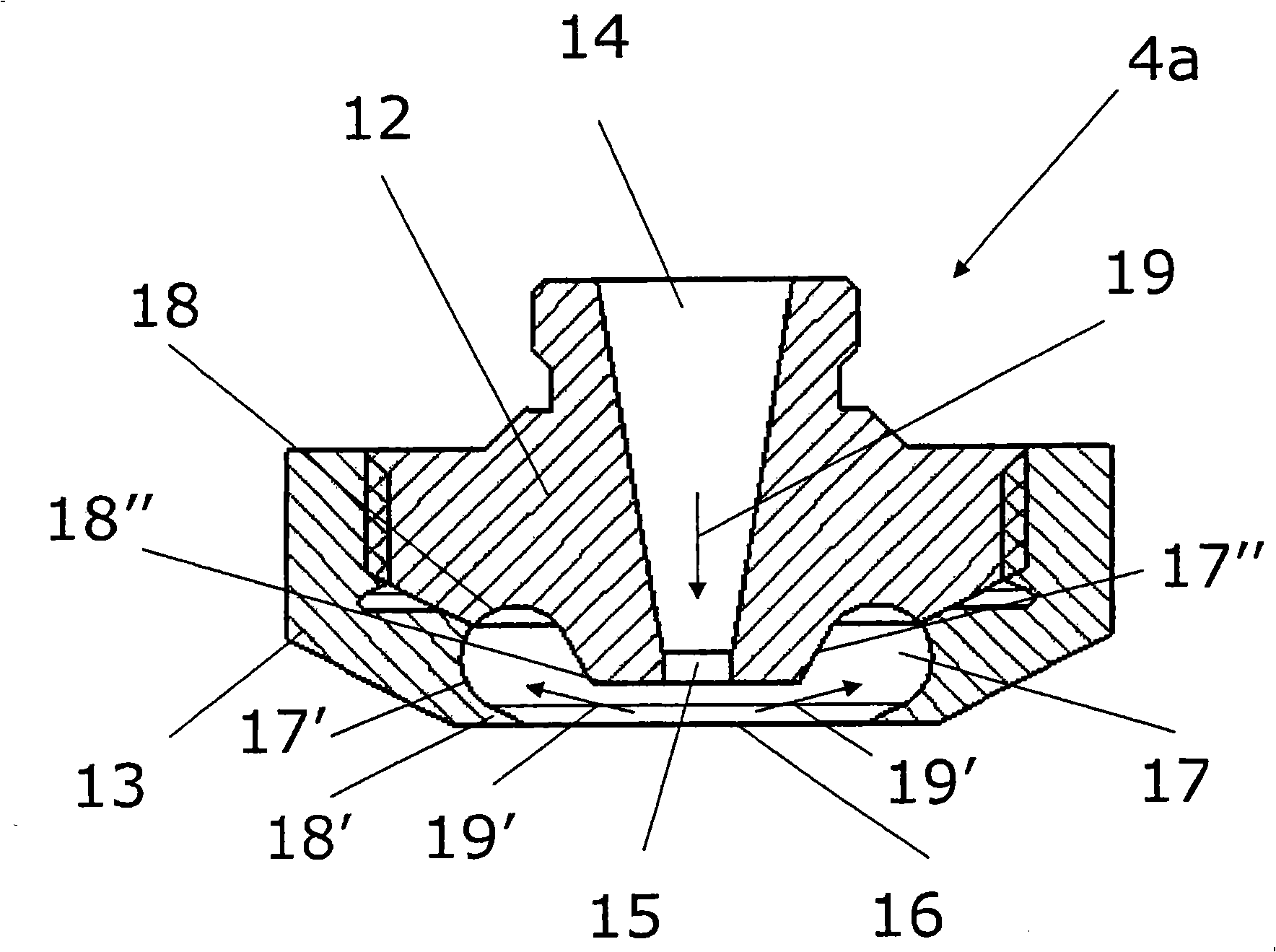 Laser processing nozzle