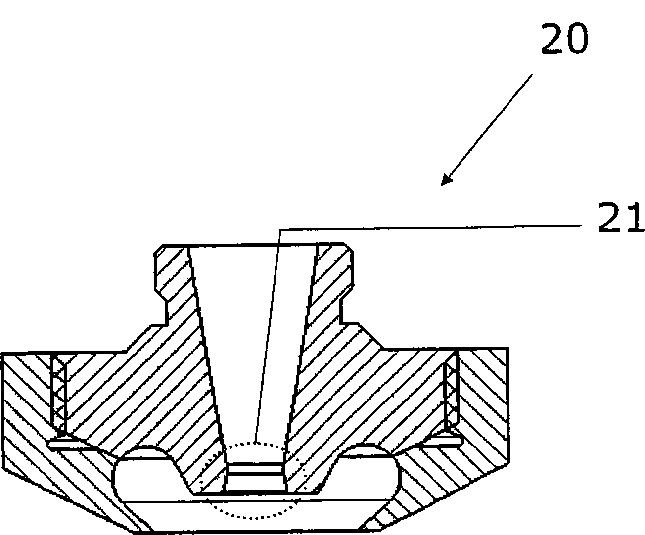 Laser processing nozzle