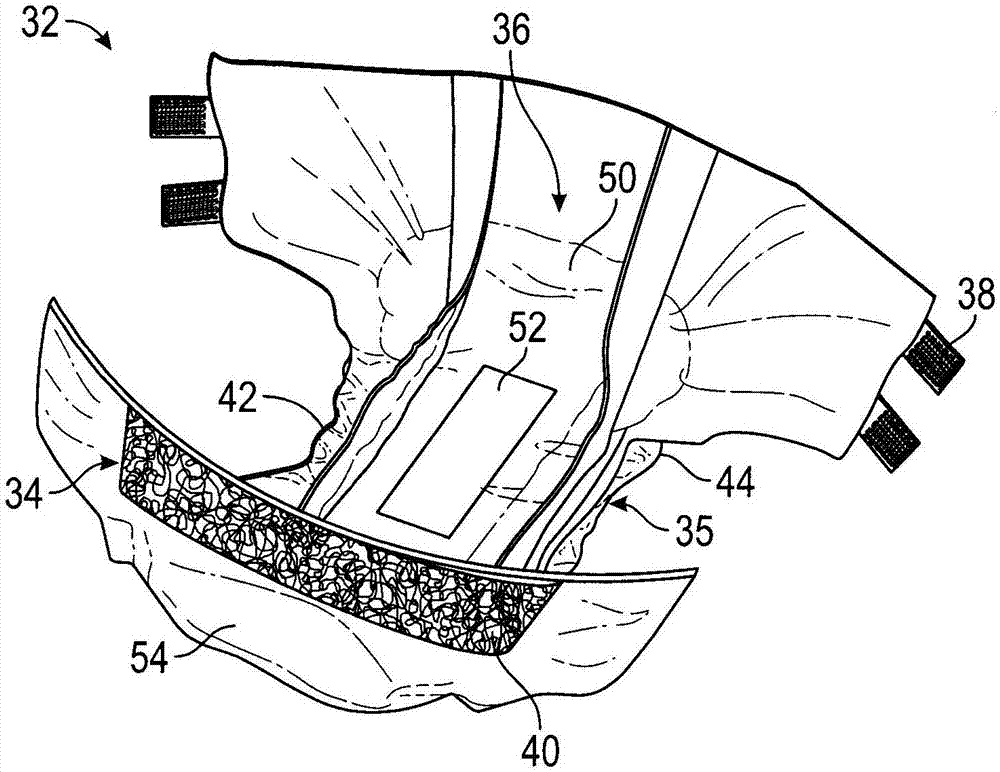 Impedance sensors for detecting and monitoring moisture in absorbent articles