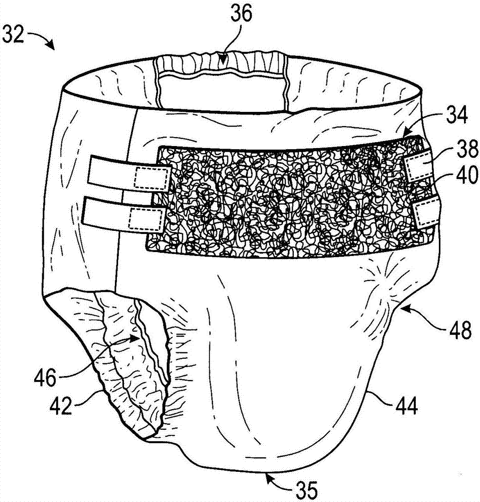 Impedance sensors for detecting and monitoring moisture in absorbent articles