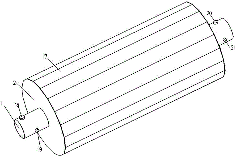 Vehicle-mounted tail gas temperature difference power generation heat exchanger