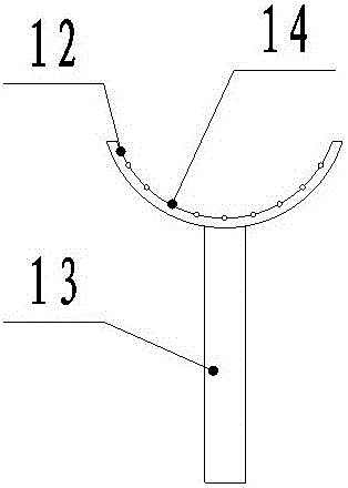 A welding manufacturing device for tie rod structural parts