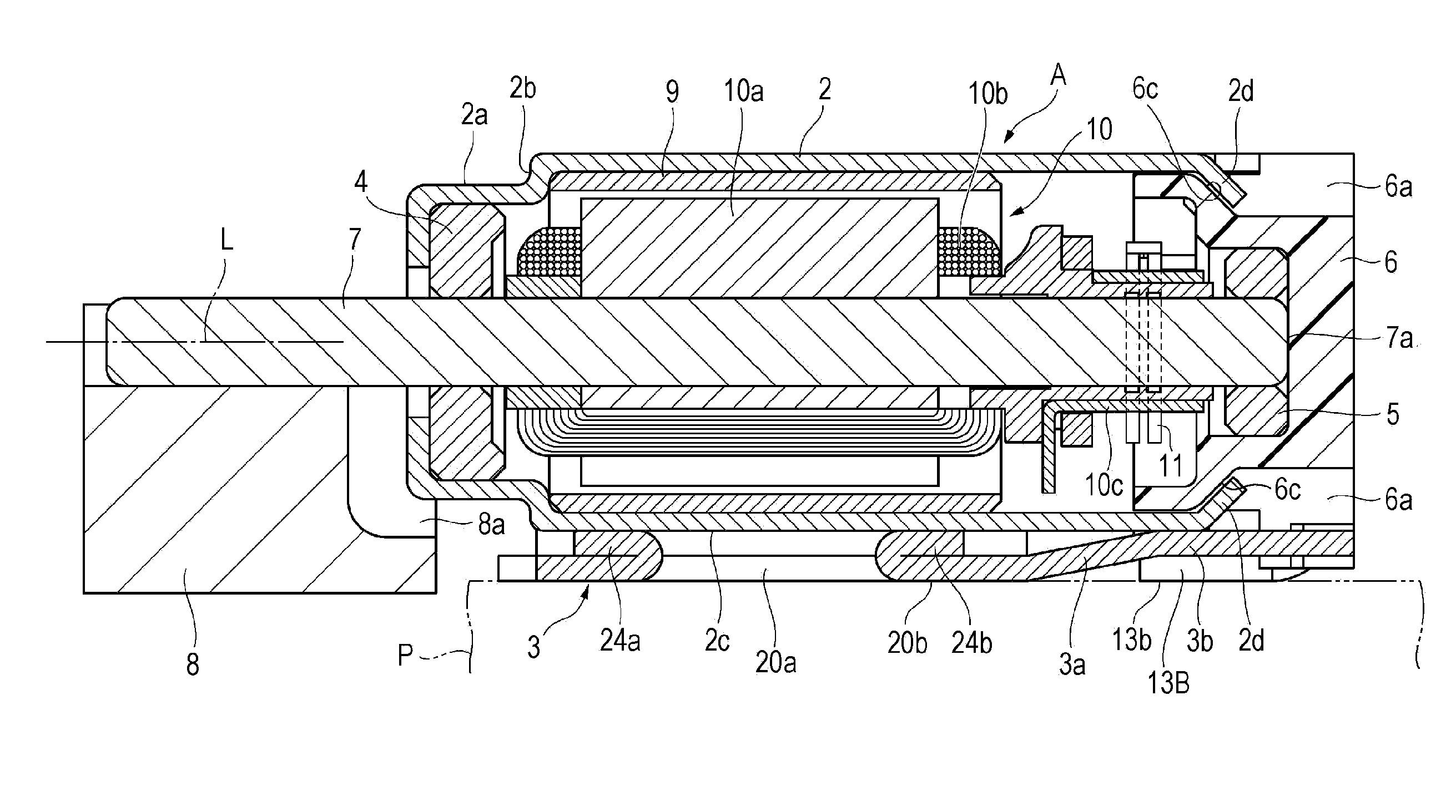 Surface mount motor