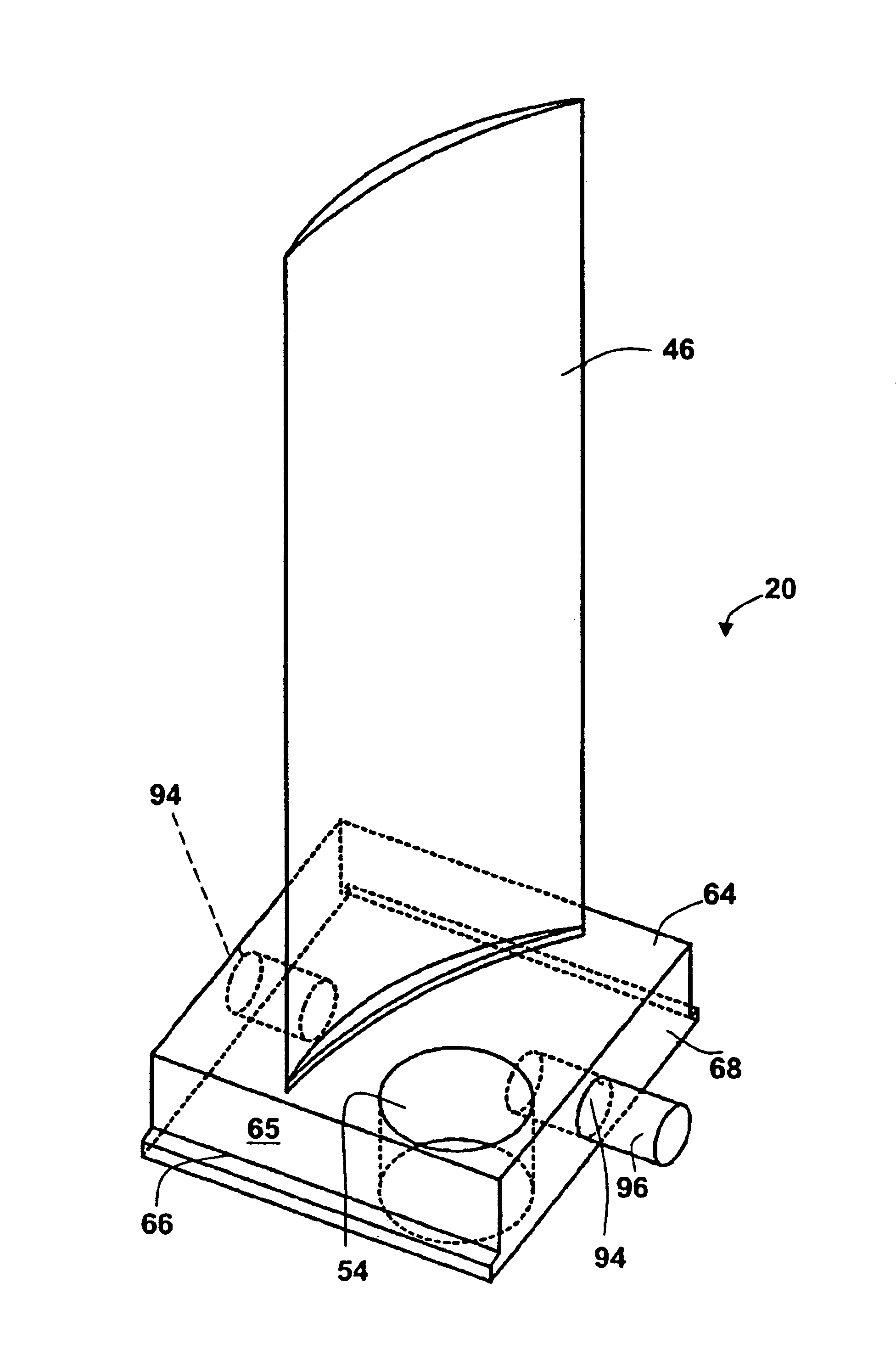 Compressor stator vane