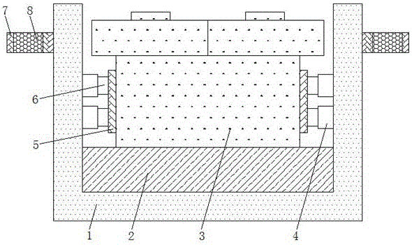 Diesel generator with vibration reducing function