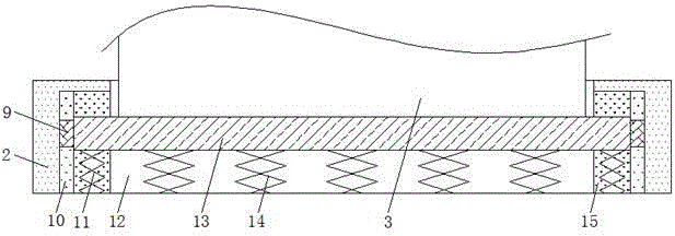 Diesel generator with vibration reducing function