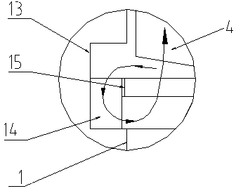 Anti-surge ring mechanism of cooling fan of control rod drive mechanism