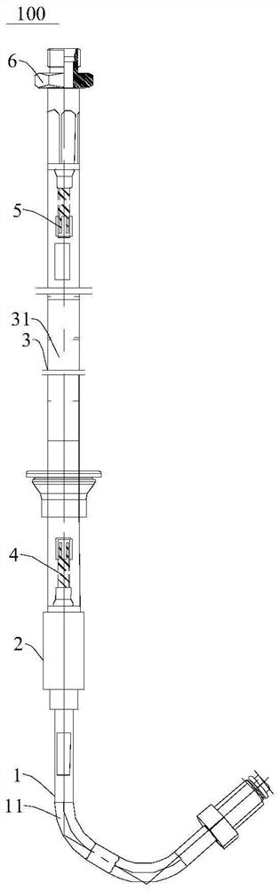 Brake hydraulic pipeline, brake hydraulic system and vehicle