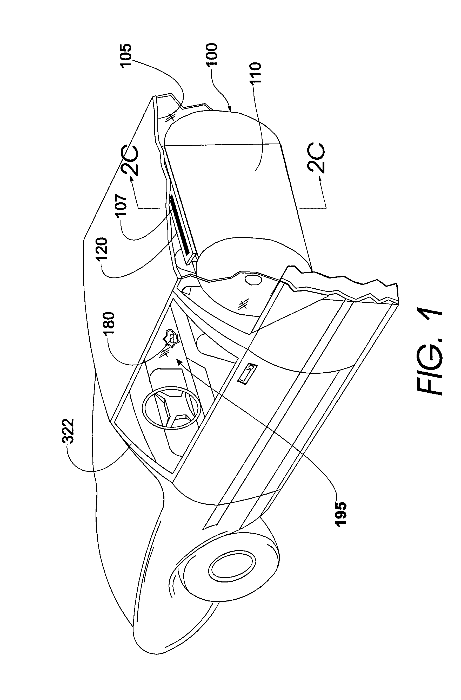 Electronics-containing airbag module