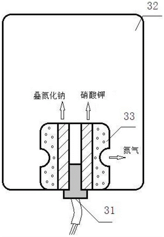 Self-rescuing system and method for water falling of automobile