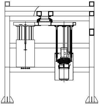 A workpiece automatic coloring equipment